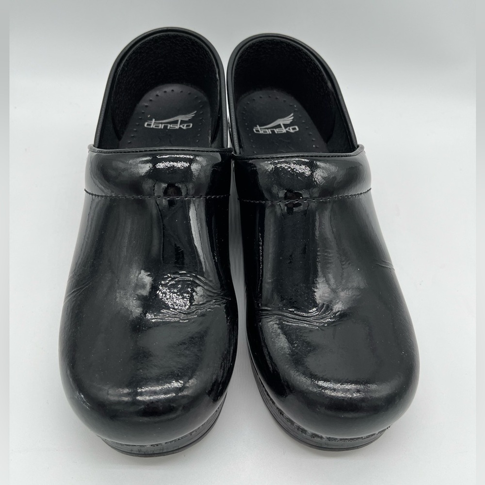 Dansko Patent Leather Clogs 39